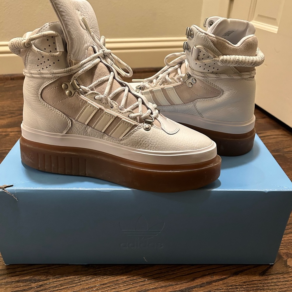 Adidas Ivy Park by Beyonce Women's White High-Top Sneakers